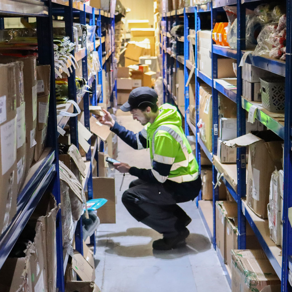 Inside Kingfisher Direct's warehouse in Retford